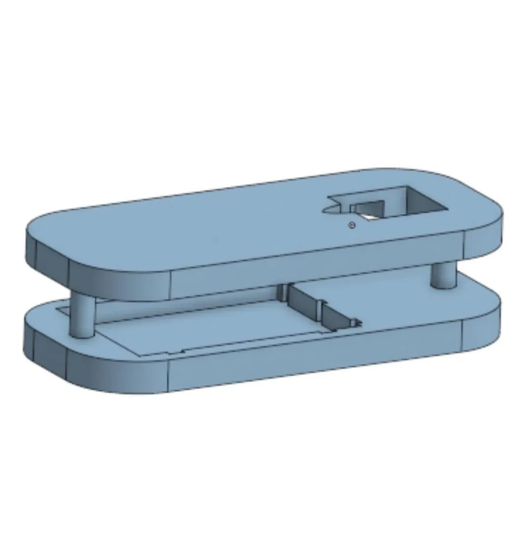 CAD model of the hardware housing